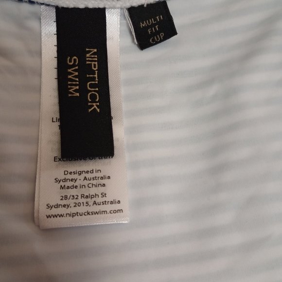 Nip Tuck Sorrento Stripe Joanne One Piece Swimsuit NWT Size 8 - Picture 8 of 10